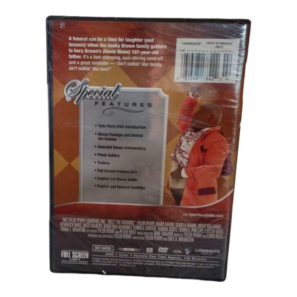 Tyler Perry Meet The Browns The Play DVD Movie Entertainment Nwt - Picture 2 of 8